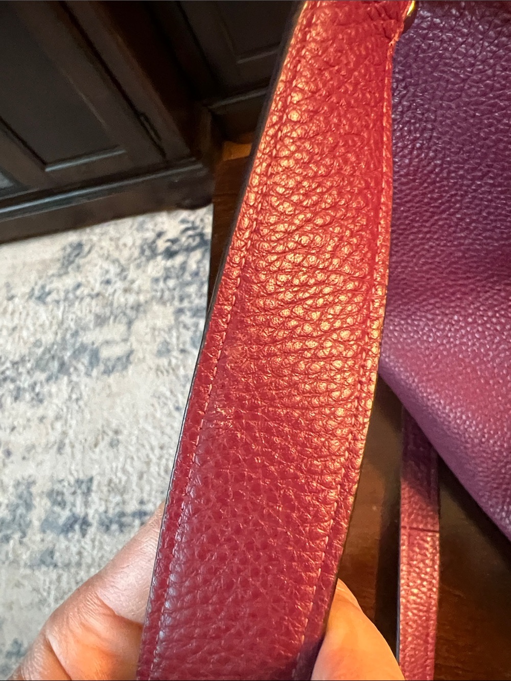 COACH Pebbled Leather Shoulder and Crossbody Bag - Picture 3 of 17